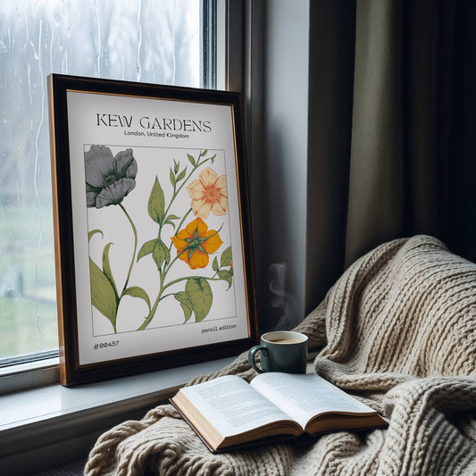 Frame on Cosy Windowsill Mock-up Template | DIN A