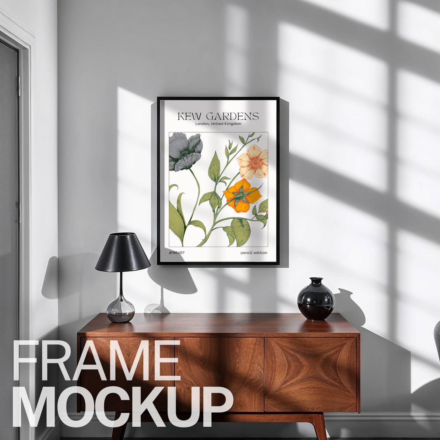 Frame Mock-up Template | DIN A | Photoshop & Photopea