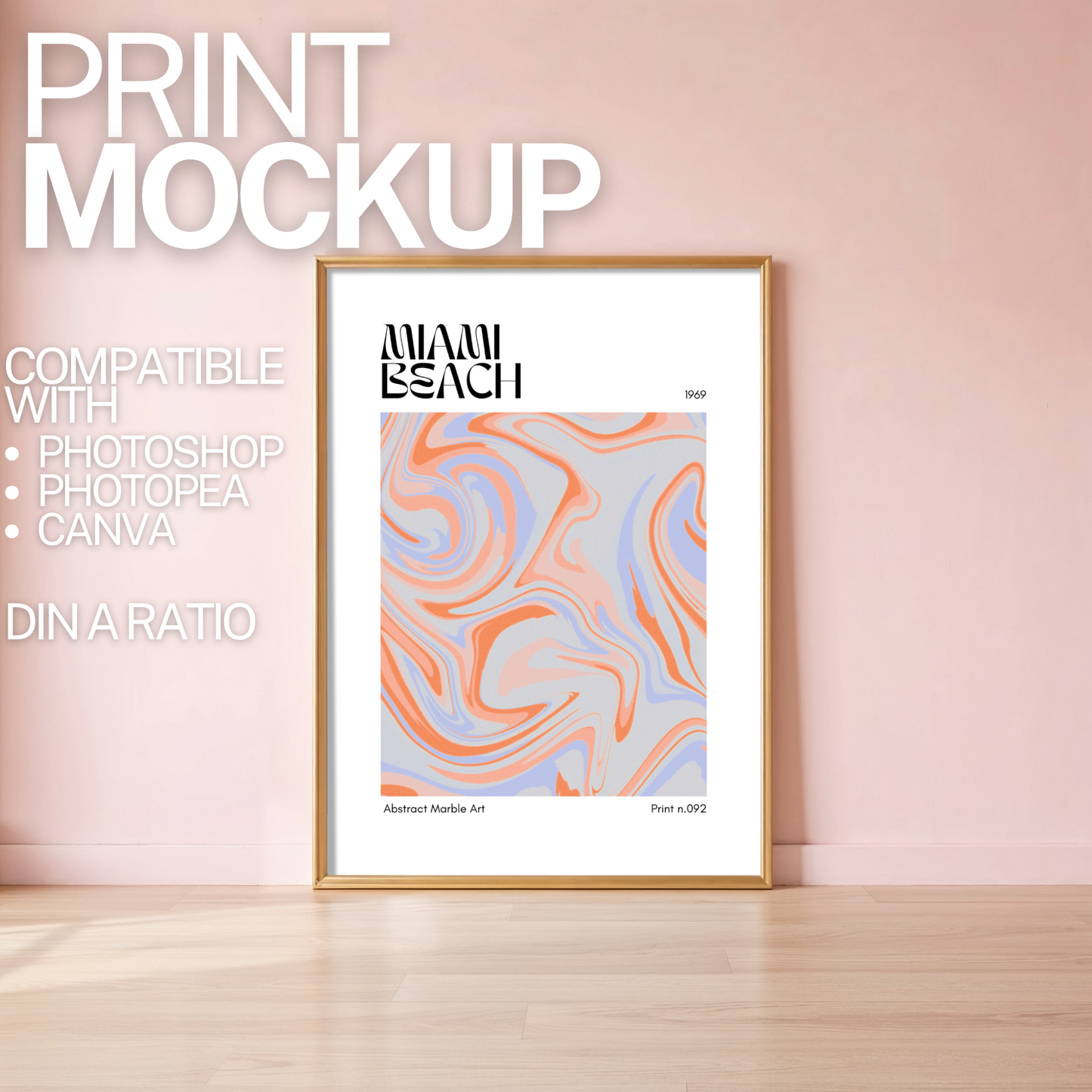 Minimalistic Wall Art Mockup
